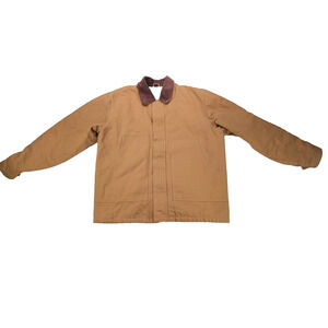 Vintage Outer Boundary Jacket Mens Sz Large Brown Chore Coat Gorpcore Coat Y2k